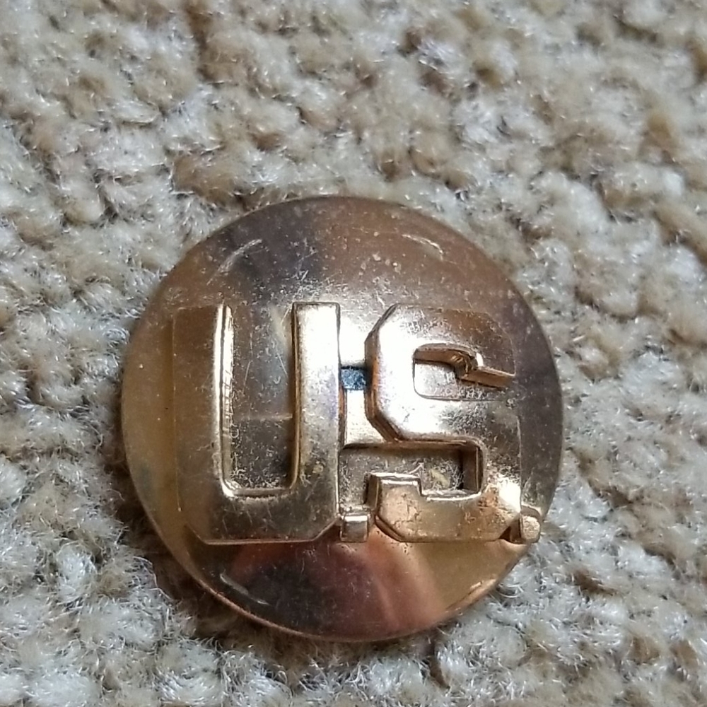 Vintage Brass military army pin